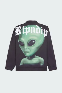 WE COME IN PEACE WORKMAN - Veste | Noir