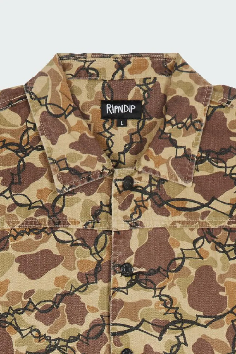 Wired Button Up Jacket - Veste | Kaki