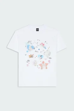 WM STICKER PACK TEE - T-shirt | Blanc