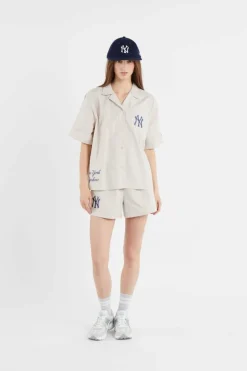 WMNS MLB SHORT NEYYAN STN - Short | Beige