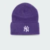 WMNS WIDE CUFF BEANIE - Bonnet | Violet