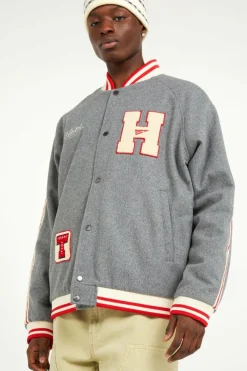 WOOL VARSITY - Bomber | Gris