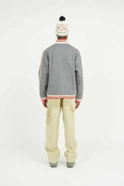 WOOL VARSITY - Bomber | Gris