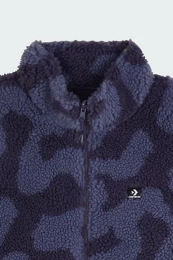 WORDMARK FULL ZIP SHERPA AOP - Veste | Violet