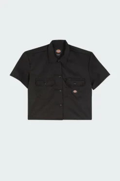 WORK SHIRT CROPPED SS W - Chemise | Noir