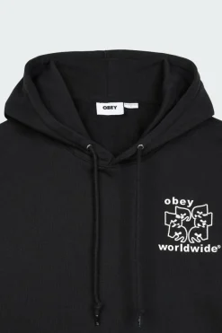 WORLDWIDE EYES - hoodie | Noir