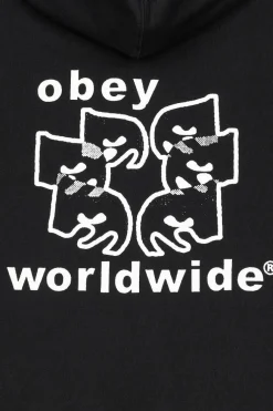 WORLDWIDE EYES - hoodie | Noir