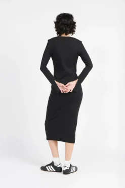 WOVEN LABEL - Robe | Noir