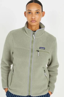 W'S RETRO PILE - polaire | Vert