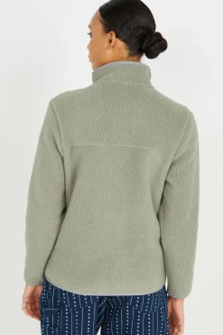 W'S RETRO PILE - polaire | Vert