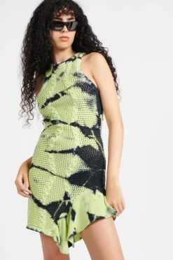 xois crochet dress - Robe | Vert