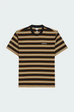 YORK STRIPE TEE SS - T-shirt | Noir