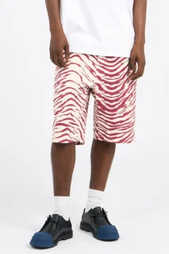 ZEBRA PRINT DENIM SHORT - Short | Rose