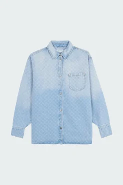 zella monogram denim - Chemise | Bleu