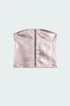 ZIPPER FOIL - Top | Rose